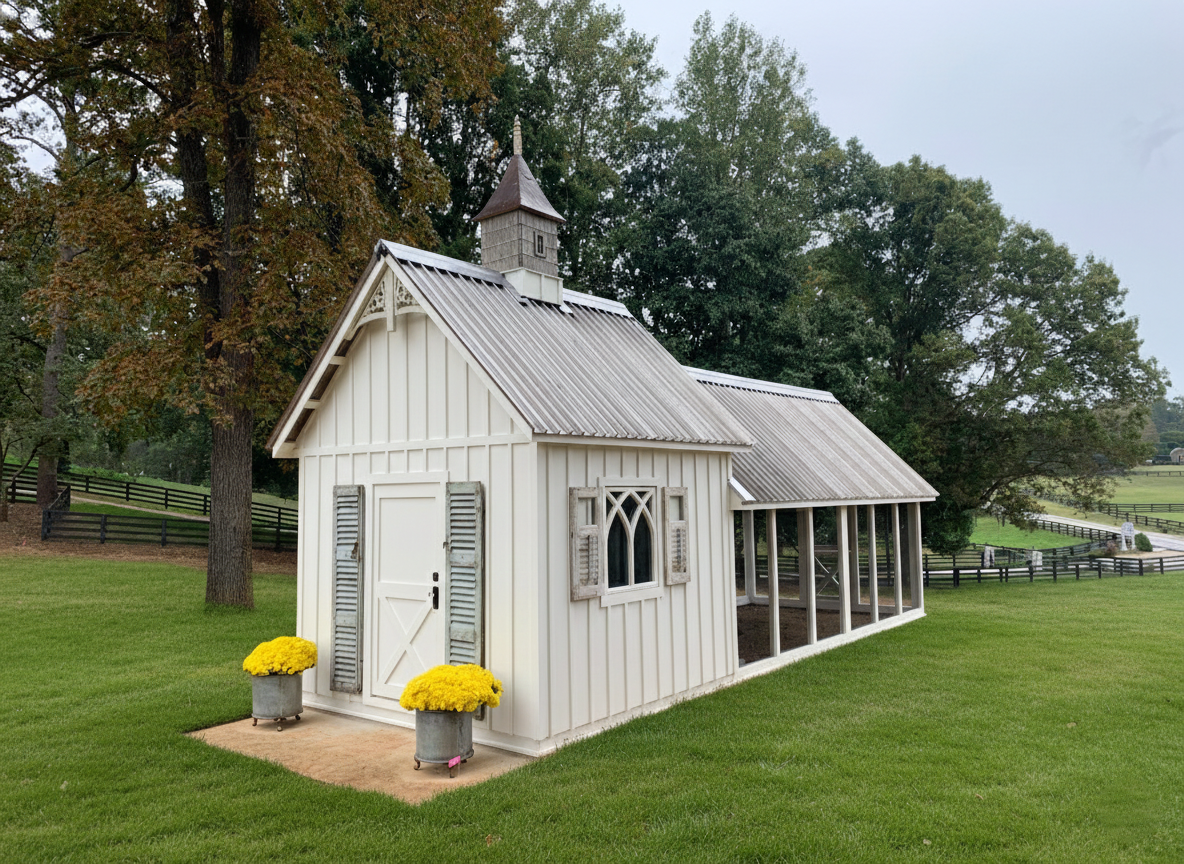 Gothic Chicken Coop: A Stylish Home for Chickens | Carolina Coops
