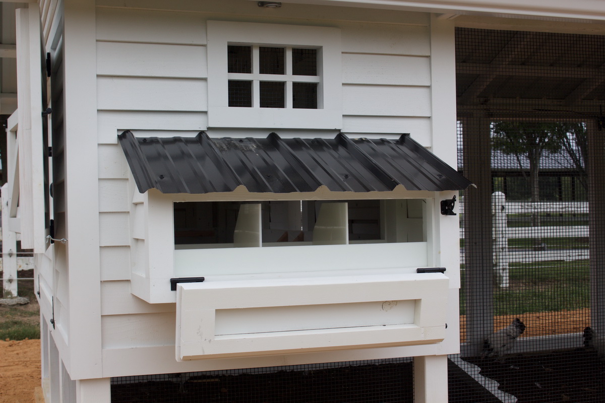 Carolina Coops-Custom chicken coop-Fearrington Village-egg hutch