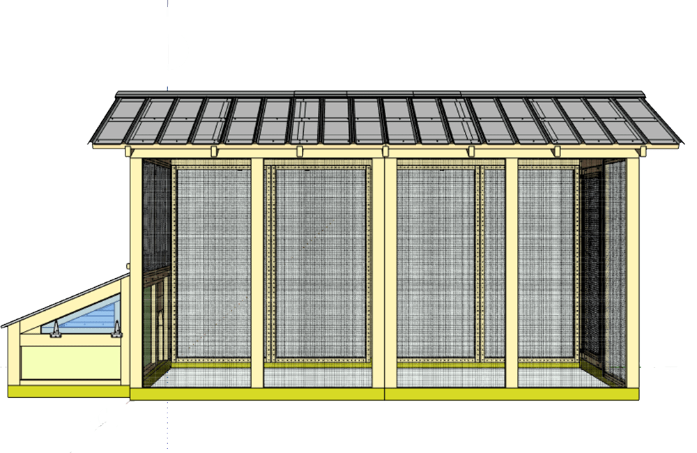 American Duck Coop side view full
