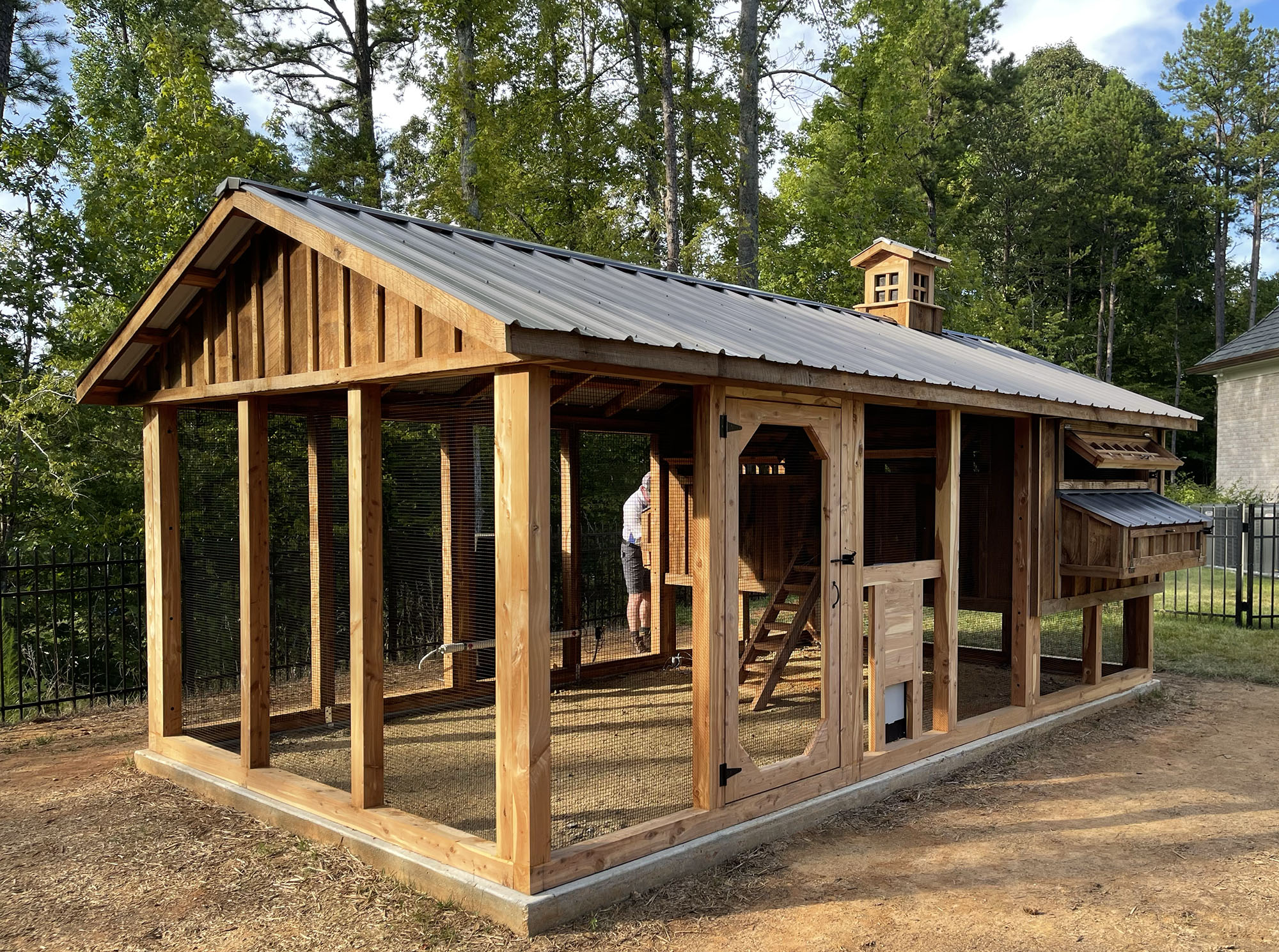 10x18 Carolina Coop with reclaimed barnwood copy
