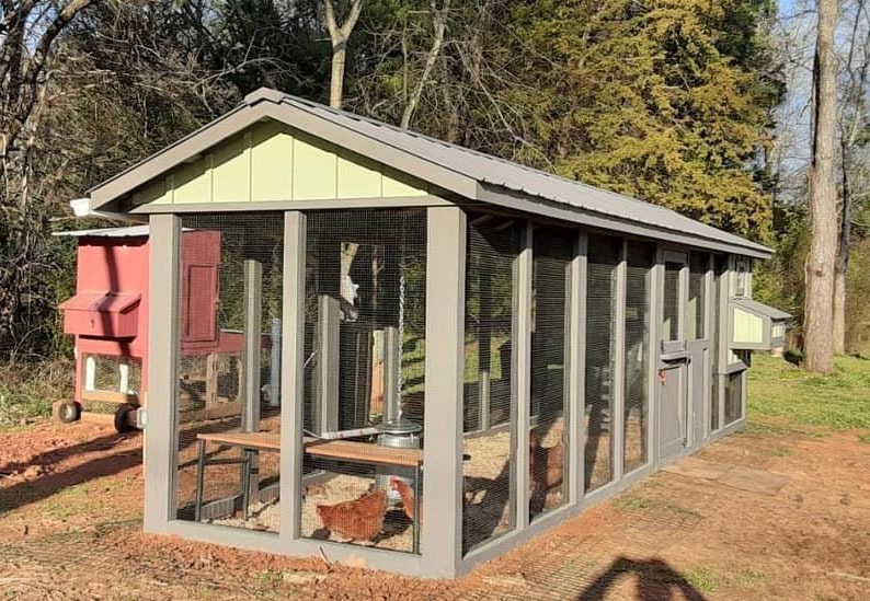 6x24 Carolina Coop with Dutch door